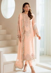 Alizeh Organza Embroidered & Hand Embellished 3 piece Unsitched / Stitched