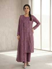 Rangrez Luxury Chiffon Embroidered 3 Piece Unstitched / Stitched