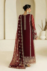 Alizeh Chiffon Embroidered & Hand Embellished 3 piece Unsitched / Stitched