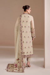 Alizeh Chiffon Embroidered & Hand Embellished 3 piece Unsitched / Stitched