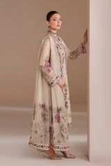 Alizeh Chiffon Embroidered & Hand Embellished 3 piece Unsitched / Stitched