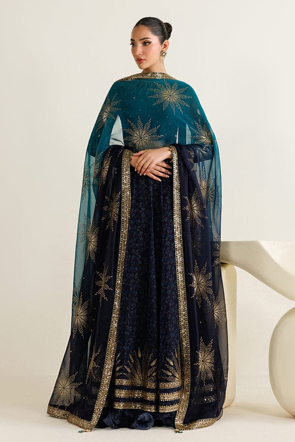 Jazmin New Arrival Luxury Digital printed chiffon  Embroidered 3 Piece Unstitched / Stitched