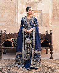 Faiza Saqlain Luxury Chiffon Emb Collection 3Piece Unstitched / Stitched