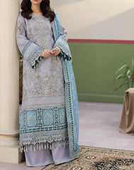 Imrozia Luxury Organza Collection Embroidered 3 Piece Unstitched / Stitched