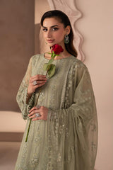 Zarish AtelierLuxury Chiffon Embroidered 3 Piece Unstitched / Stitched