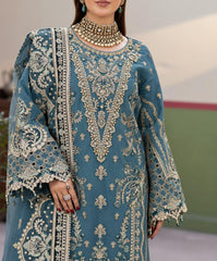 Imrozia Luxury Organza Collection Embroidered 3 Piece Unstitched / Stitched