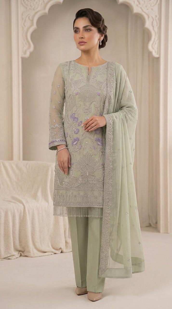 Naqsh Luxury Embroidery Collection 3 Piece Unstitched / Stitched