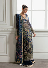 Crimson Luxury Organza Dress Embroidered 3 Piece Unstitched / Stitched