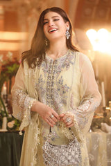 Maria B Embroidered Chiffon Collection 3 Piece Unstitched / Stitched