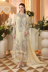 Maria B Embroidered Chiffon Collection 3 Piece Unstitched / Stitched