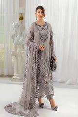 Maria B Embroidered Chiffon Collection 3 Piece Unstitched / Stitched