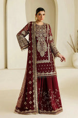 Alizeh Chiffon Embroidered & Hand Embellished 3 piece Unsitched / Stitched