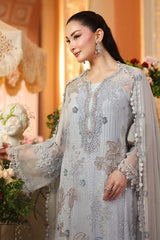 Maria B Embroidered Chiffon Collection 3 Piece Unstitched / Stitched