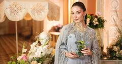 Maria B Embroidered Chiffon Collection 3 Piece Unstitched / Stitched