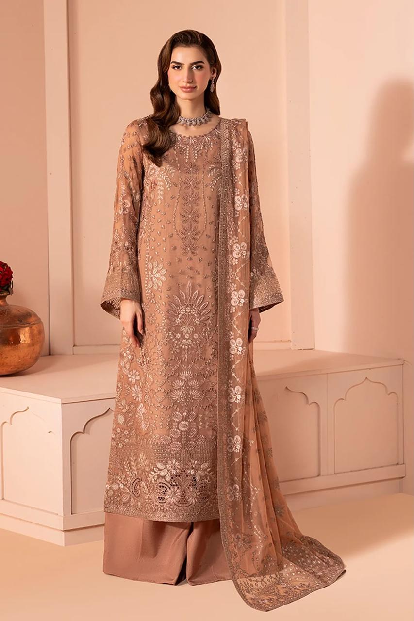 Lavish Premium Formal Collection Chiffon Embroidery 3pc unstitched / Stitched