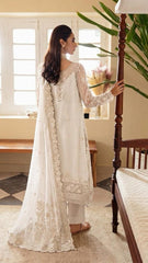 Flossie Luxury Embroidered Organza 3 Piece Unstitched / Stitched