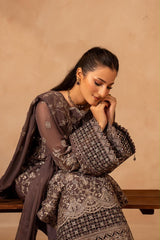 Maryams Formal Collection Chiffon Embroidery 3ps Unstitched / Stitched