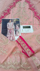 Afrozeh Bridal Collection 3 Piece Unstitched