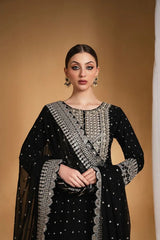 Asim Jofa Chandani Luxury Chiffon Collection 3 piece unstitched