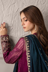 Maria B Embroidered Chiffon Collection 3 Piece Unstitched