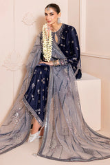 Jazmin Embroidered Chandni Velvet Collection 3 piece Unstitched