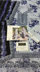 Aneela's Digital Printed Luxury Lawn Emb Collection 3Piece Unstitched / Stitched