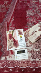Maria B Printed Lawn Collection 3 piece Unstitched / Stitched