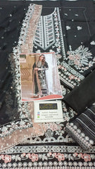Aneela's Luxury Lawn Embroidered 3 Piece Unstitched / Stitched