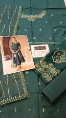 Batik Cotton Full Embroidery Collection 3 Piece Unstitched / Stitched