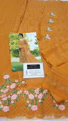 Zarqash Embroidered Lawn 3 Piece Unstitched / Stitched