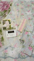 Maria B Luxury Lawn Embroidered 3 piece Unstitched / Stitched