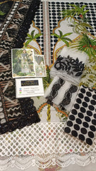 Maria B Luxury Lawn Embroidered 3 piece Unstitched / Stitched