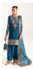 Kanwal Malik  Soft Raw Silk Formal Wear Dress Embroidered 3 Piece Unstitched/ Stitched