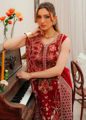 Mahnoor Embroidered Luxury Lawn 3 Piece Unstitched / Stitched