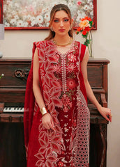 Mahnoor Embroidered Luxury Lawn 3 Piece Unstitched / Stitched