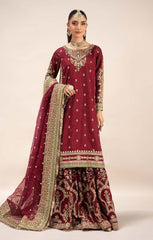 Maria B Raw Silk Luxury Collection 3 piece Unstitched / Stitched