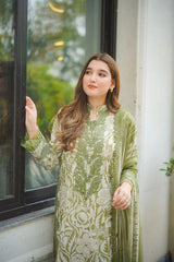 Aneela's Luxury Lawn Emb Collection 3Piece Unstitched / Stitched