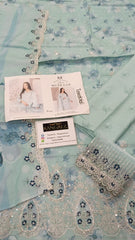 Tawakkal Luxury Lawn Chikan Kari Embroidered 3 Piece Unstitched / Stitched