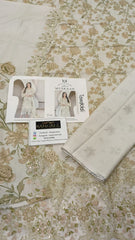 Tawakkal Luxury Lawn Chikan Kari Embroidered 3 Piece Unstitched / Stitched