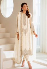 Alizeh Organza Embroidered & Hand Embellished 3 piece Unsitched / Stitched