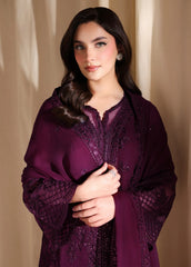 Azure Luxury Chiffon Embroidered 3 Piece Unstitched / Stitched