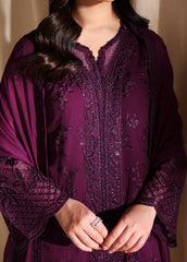 Azure Luxury Chiffon Embroidered 3 Piece Unstitched / Stitched