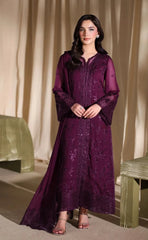 Azure Luxury Chiffon Embroidered 3 Piece Unstitched / Stitched