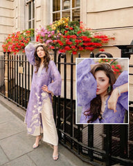 Saira Shakira luxery Lawa Silk Digital Printed Shirt collection 3 piece Unstitched / Stitched