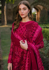 Bin Ilyas Luxury Lawn Embroidered Dress 3Piece Unstithced / Stitched