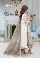 Dhanak Rang By Asim Jofa Embroidered Chiffon Dress 3piece Unstitched