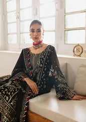 Gulaal Embroidered Chiffon Wedding Collection 3 Piece Unstitched / Stitched