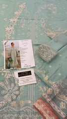 Qalamkar Luxury Lawn Chikan Kari Embroidered 3 Piece Unstitched / Stitched