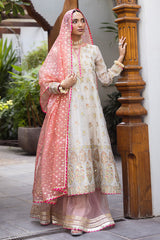 Deepak Perwani Embroidered Chiffon Wedding Collection 3 Piece Unstitched