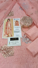 Jazmin Luxury Raw Silk Embroidered Dress 3 piece Unstitched